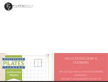 Tablet Screenshot of pilateszeit.de